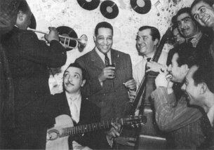 Django Reinhardt et Duke Ellington - Inauguration des locaux du Hot Club rue Chaptal null