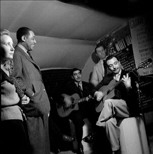 Django Reinhardt et Duke Ellington - Inauguration des locaux du Hot Club rue Chaptal null