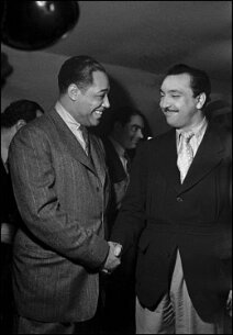 Django Reinhardt et Duke Ellington - Inauguration des locaux du Hot Club rue Chaptal null