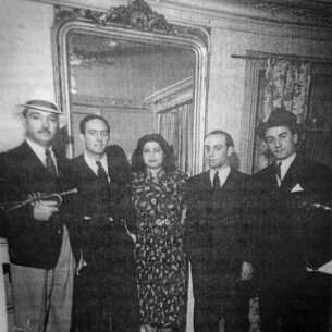 Django Reinhardt trompette, Charles Delaunay, Naguine null