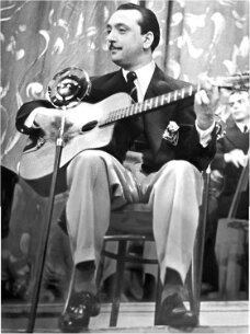 Django Reinhardt en concert en Hollande null