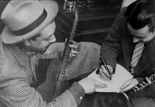 Django Reinhardt avec Gerard Leveque - messe null