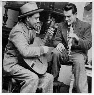 Django Reinhardt avec Gerard Leveque - messe 1944 - Photos Django JMP Messe Gerard Leveque - IMG_2740bis