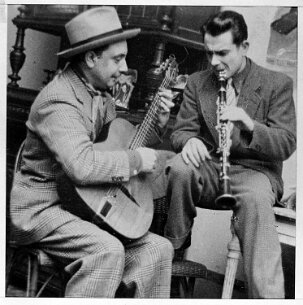 Django Reinhardt avec Gerard Leveque - messe null