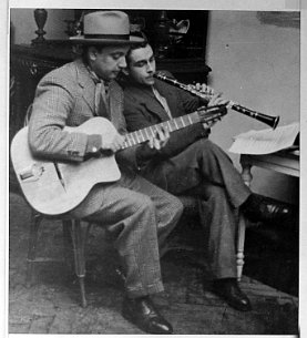 Django Reinhardt avec Gerard Leveque - messe 1944 - Photos Django JMP Messe Gerard Leveque - IMG_2742
