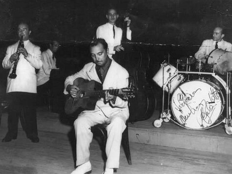 Django Reinhardt et Ferdinand Carracilly