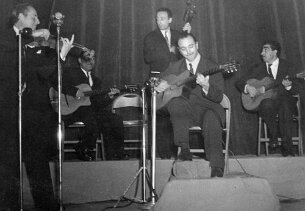 Django Reinhardt et le QHCF avec Stephane Grappelli 1947 null