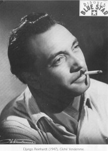 Django Reinhardt - Portrait pour disques Blue Star null