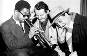 Django Reinhardt, Stéphane Grappelli & Dizzy Gillespie null