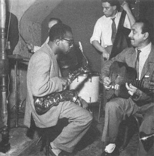 Django Reinhardt et James Moody au Club Saint-Germain null