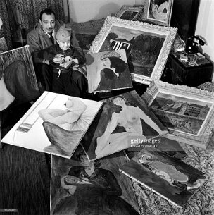 Django Reinhardt et Babik - Tableaux Peintures null