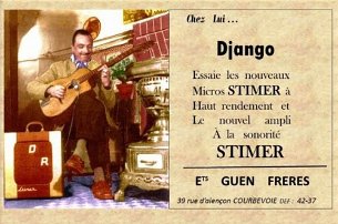 Django Reinhardt à Samois Django et son ampli Stimer - Samois