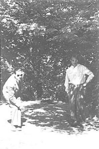 Django Reinhardt à Genève chez Loïs Choquart 1953 - Django Reinhardt - à Genève chez Loïs Choquart 5-6 Mai 1953 - Partie de Boules