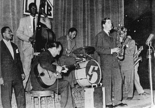 Django Reinhardt et Dizzy Gillespie null