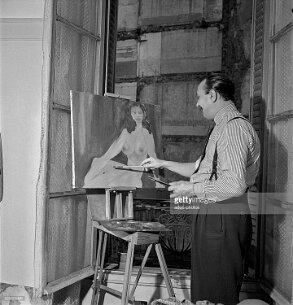 Django Reinhardt et tableaux, peintures null